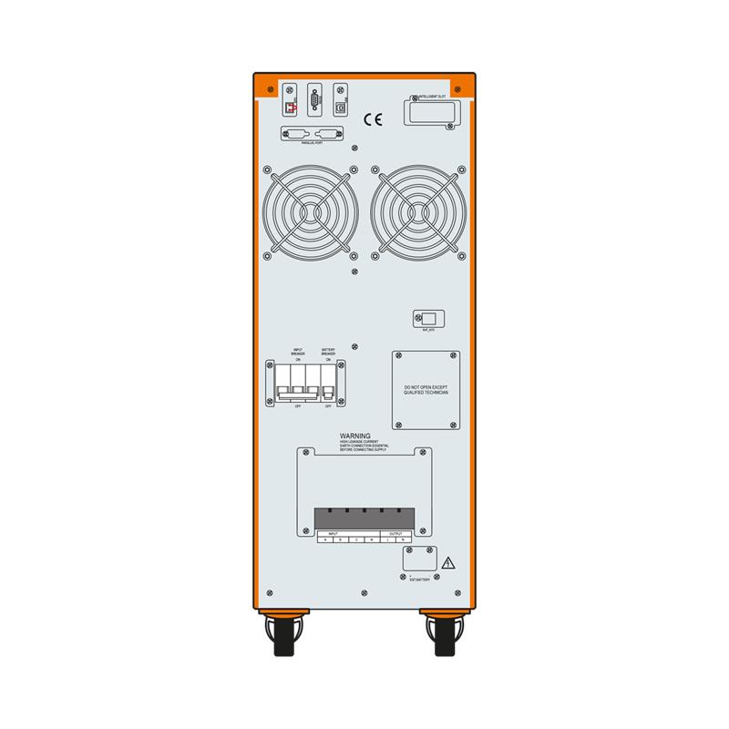 MAKELSAN POWERPACK SE 10KVA 3F/1F (20X7AH) PF;0,9 5/10DK ONLINE UPS (TRIFAZE GİRİŞ /MONOFAZE ÇIKIŞ) 