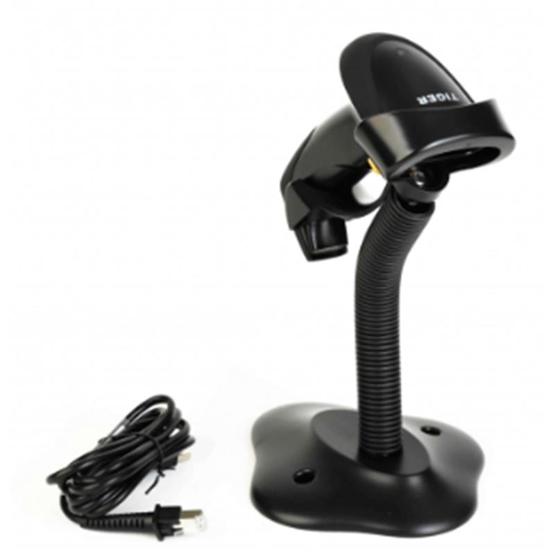 TIGER PS23-U 1D LAZER KABLOLU USB BARKOD OKUYUCU + STAND 