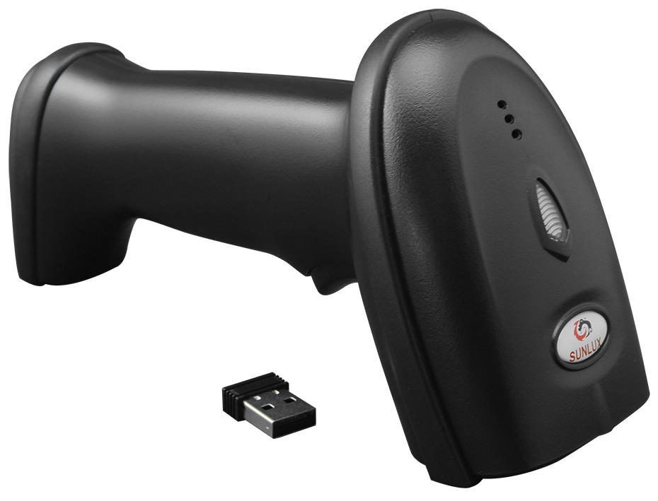 SUNLUX XL-9221B 2D KAREKOD KABLOSUZ BARKOD OKUYUCU + WIFI USB DONGLE 