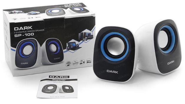 DARK DK-AC-SP100 1+1 MULTIMEDYA USB SPEAKER BEYAZ 