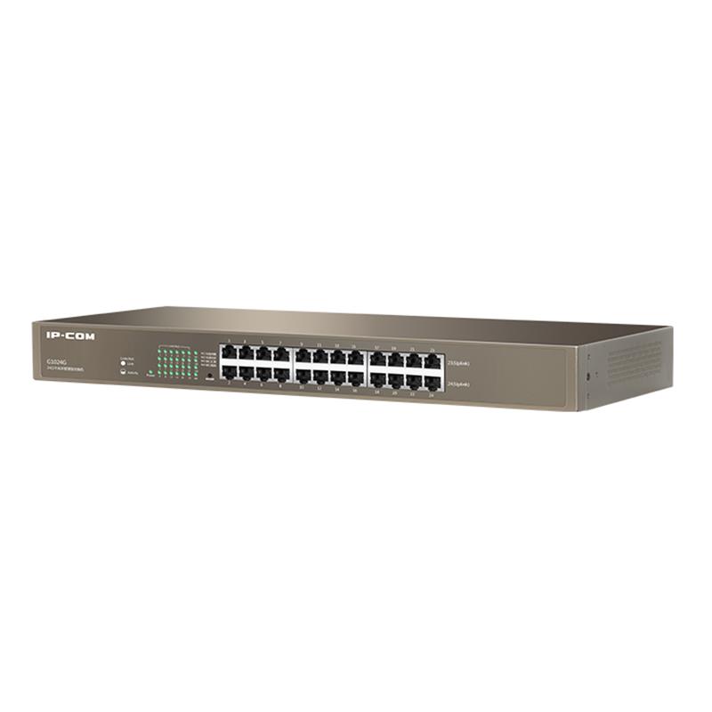 IP-COM G1024G 24 PORT GIGABIT METAL KASA RACKMOUNT SWITCH 