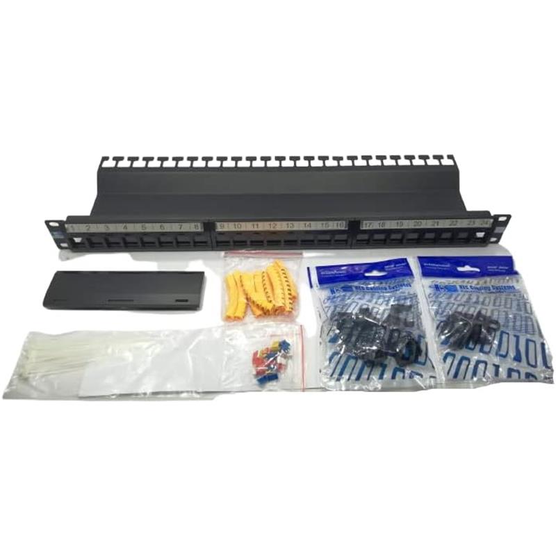 HCS 19" 1U 24 PORT BOŞ PATCH PANEL(P00-02450-1U) 