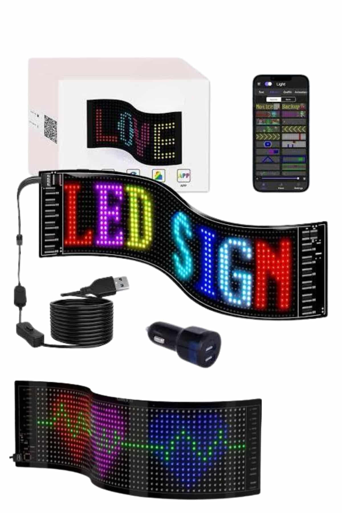 Led Panel  Led Uzaktan Kumandalı Telefon Kontrollü LED Ekran