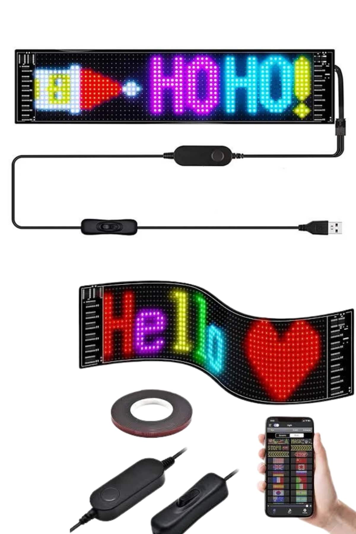Matrix Led Dijital Ekran Kumandalı LED Ekran Yazı