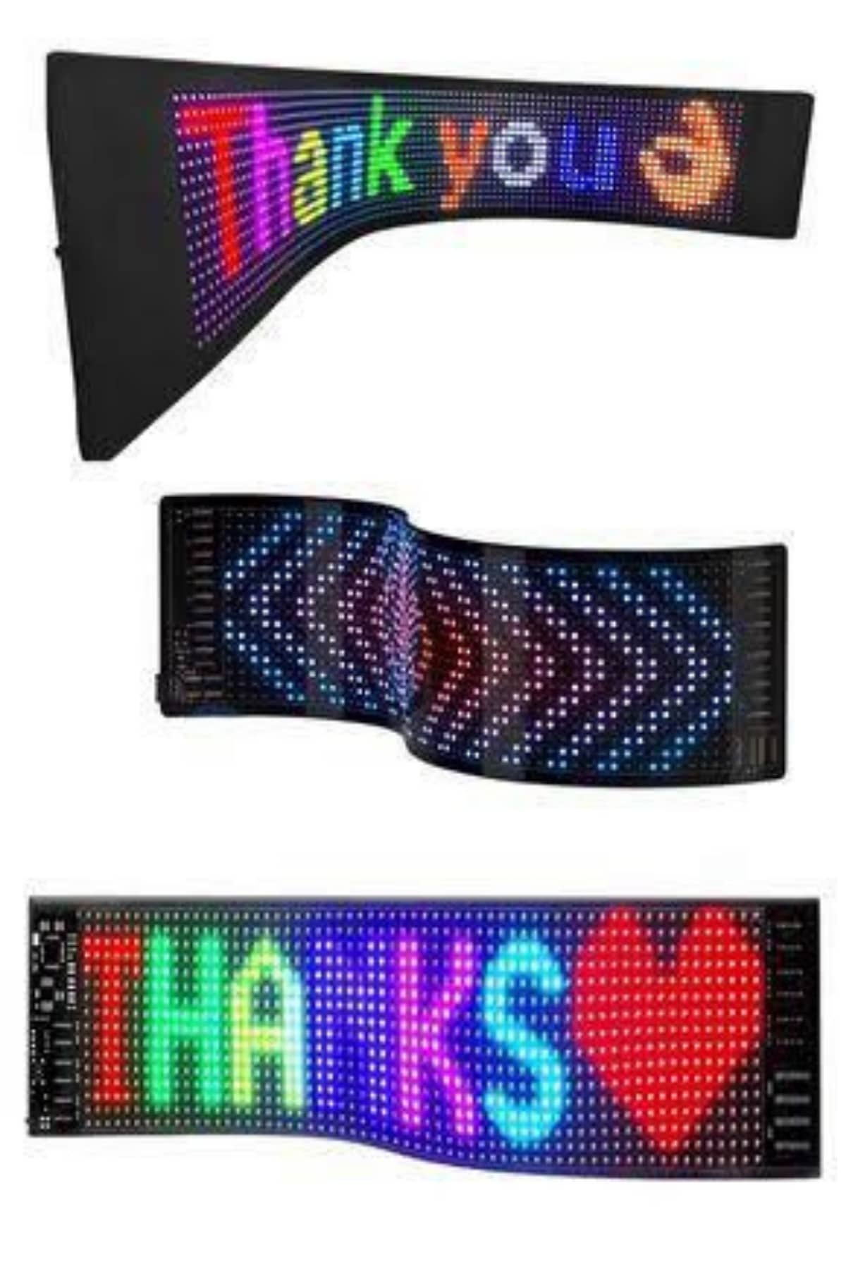 Digital Araba Yazısı Ekran Matrix En Büyük Boy 16X96 Matrix LED Panel