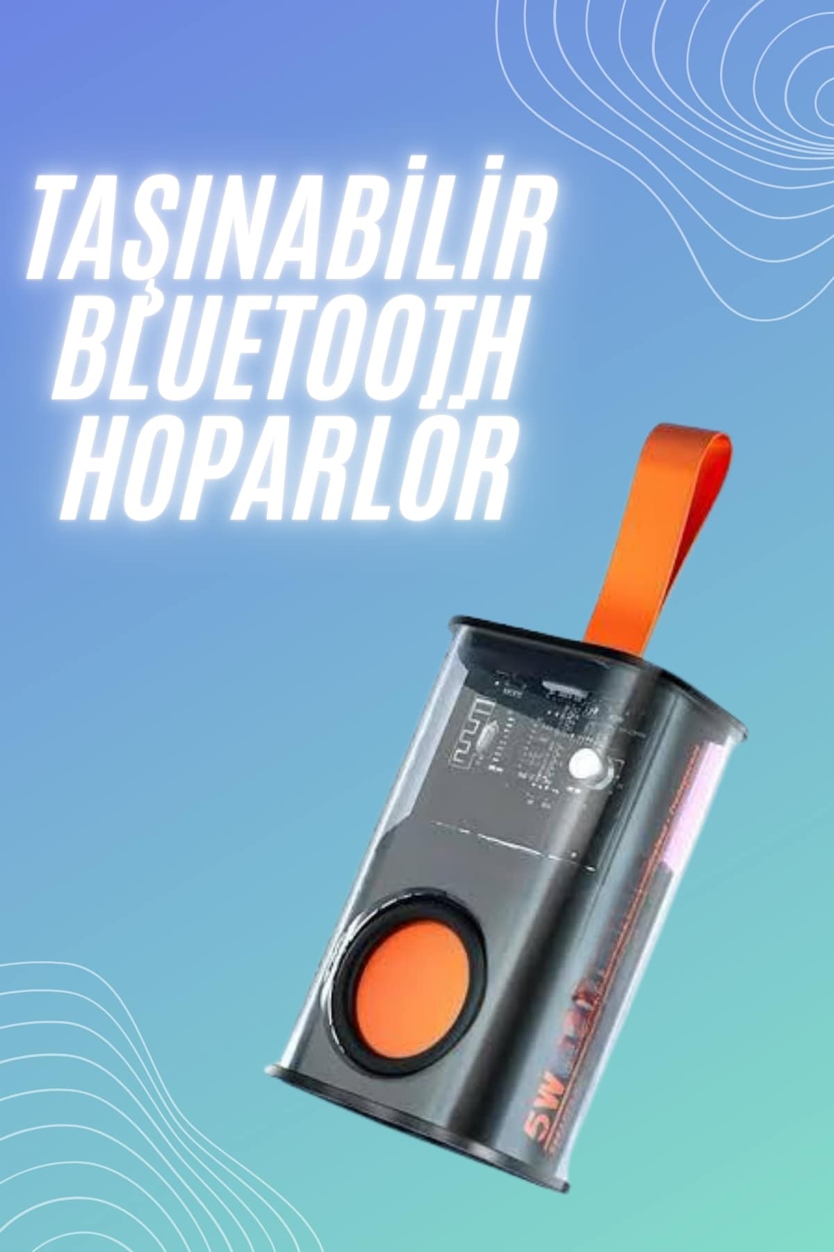 Bluetooth Hoparlör Dayanıklı Uzun Pil Ömrü Taşınabilir Yüksek Ses Kaliteli