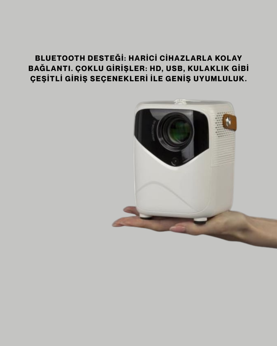 Hafif ve Taşınabilir Projektör – 750 Gram Ağırlıkla Mobil Kullanıma Uygun Yeni Nesil