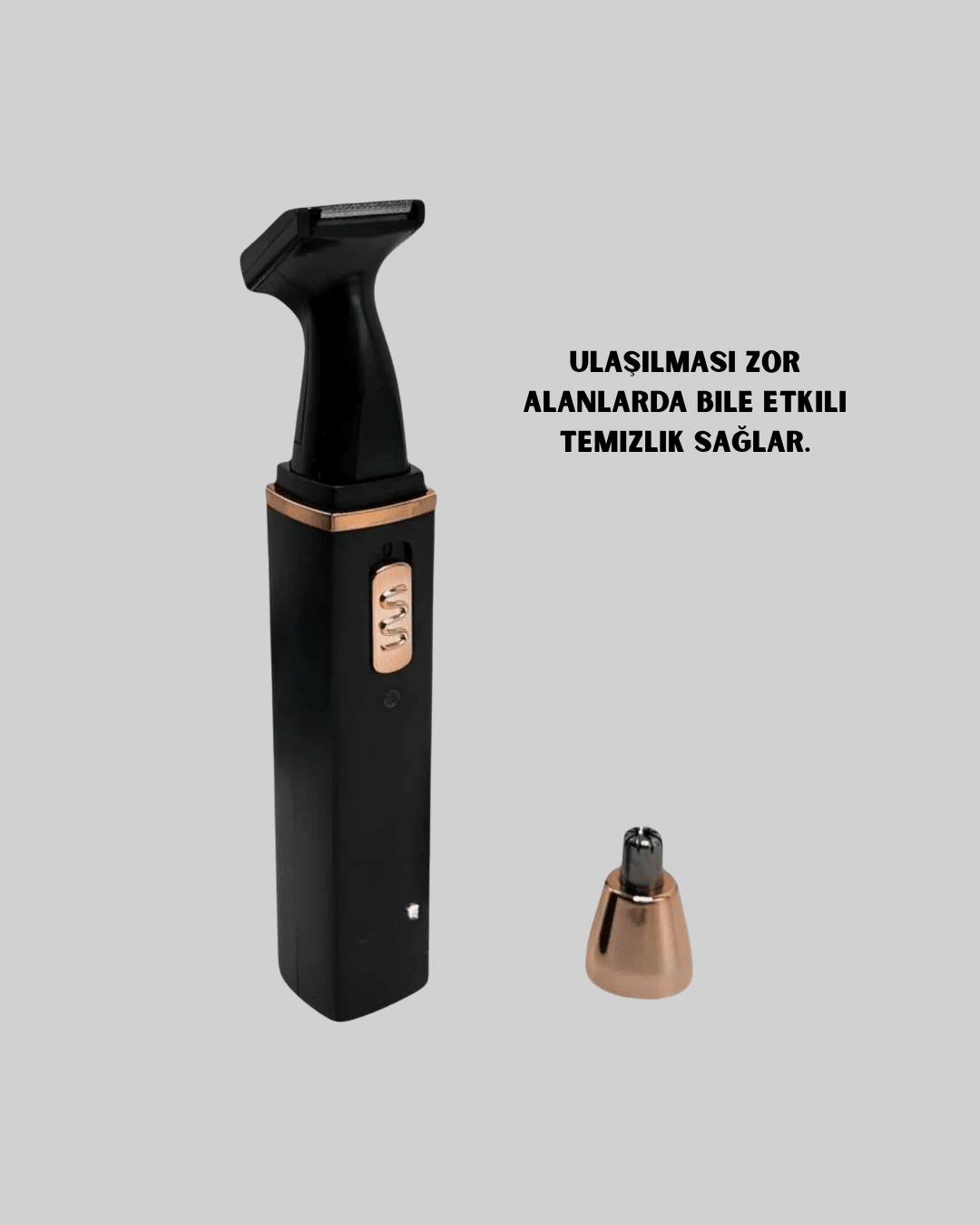 Şarjlı burun ve kulak kılı temizleme cihazı