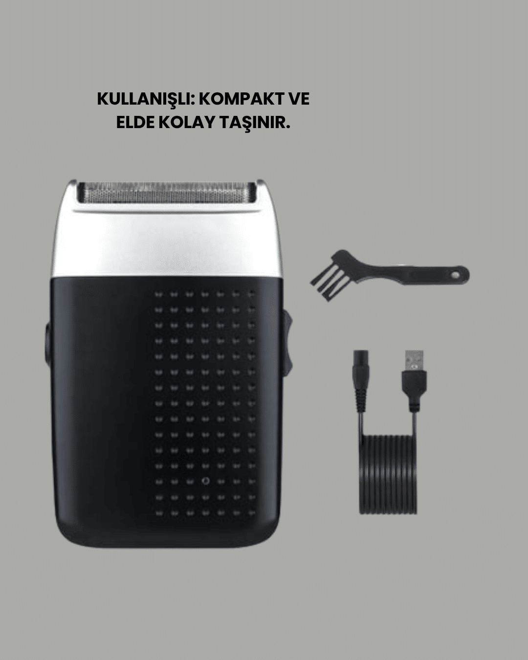 Evde Kişisel Bakımın Yeni Yolu – Kompakt ve Ergonomik Tıraş Makinesi
