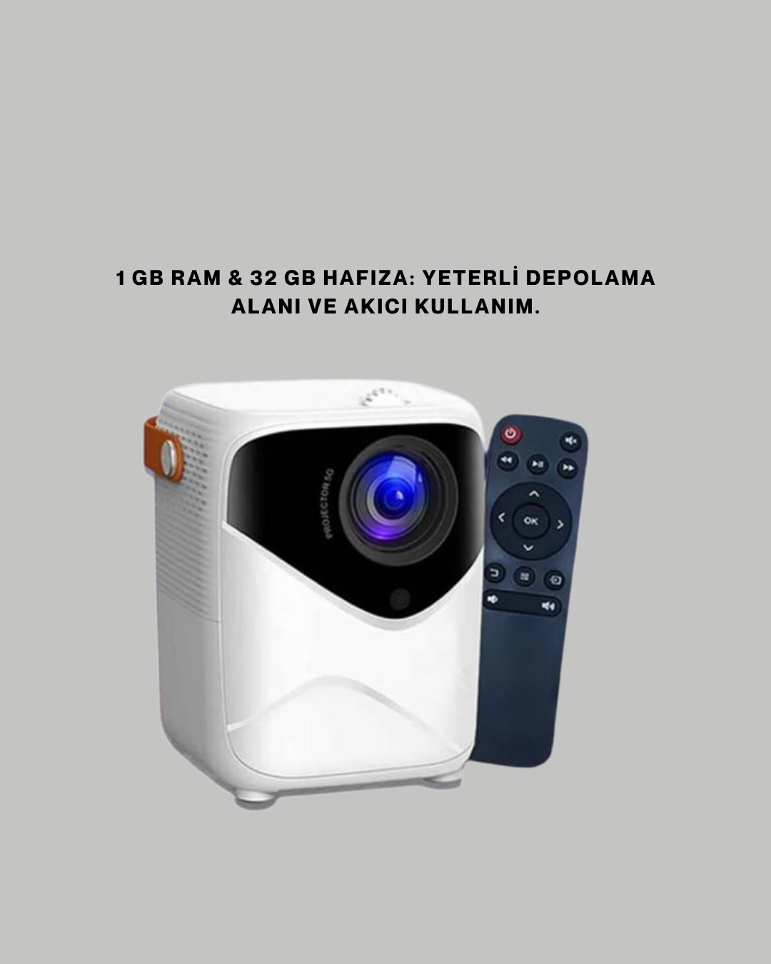 Hafif ve Taşınabilir Projektör – 750 Gram Ağırlıkla Mobil Kullanıma Uygun Yeni Nesil