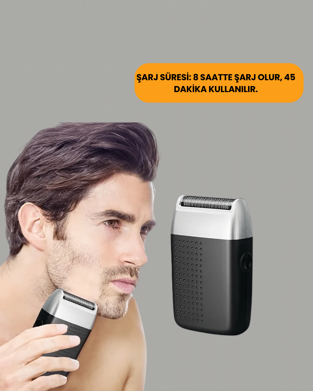 Evde Kişisel Bakımın Yeni Yolu – Kompakt ve Ergonomik Tıraş Makinesi