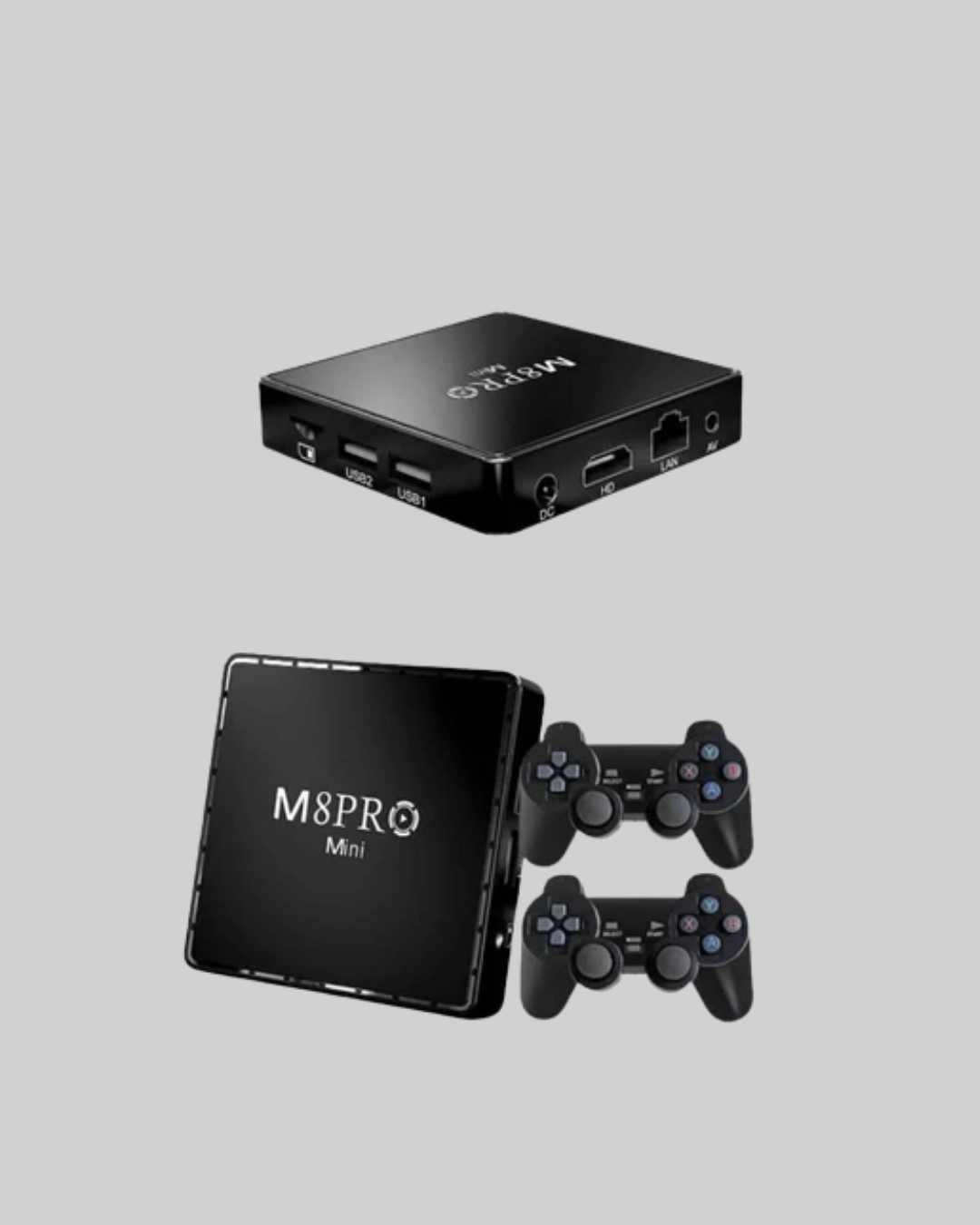 M8Pro 2GB RAM + 64GB Retro Oyunlu TV Box