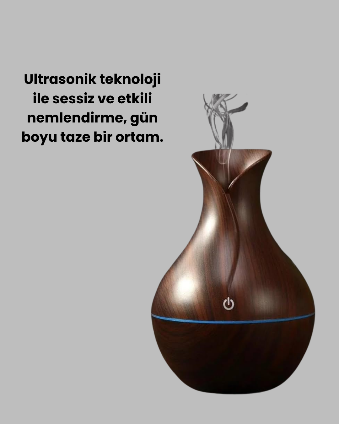 130ml Su Depolu USB Güçlü Kompakt Masaüstü Nemlendirici Difüzör