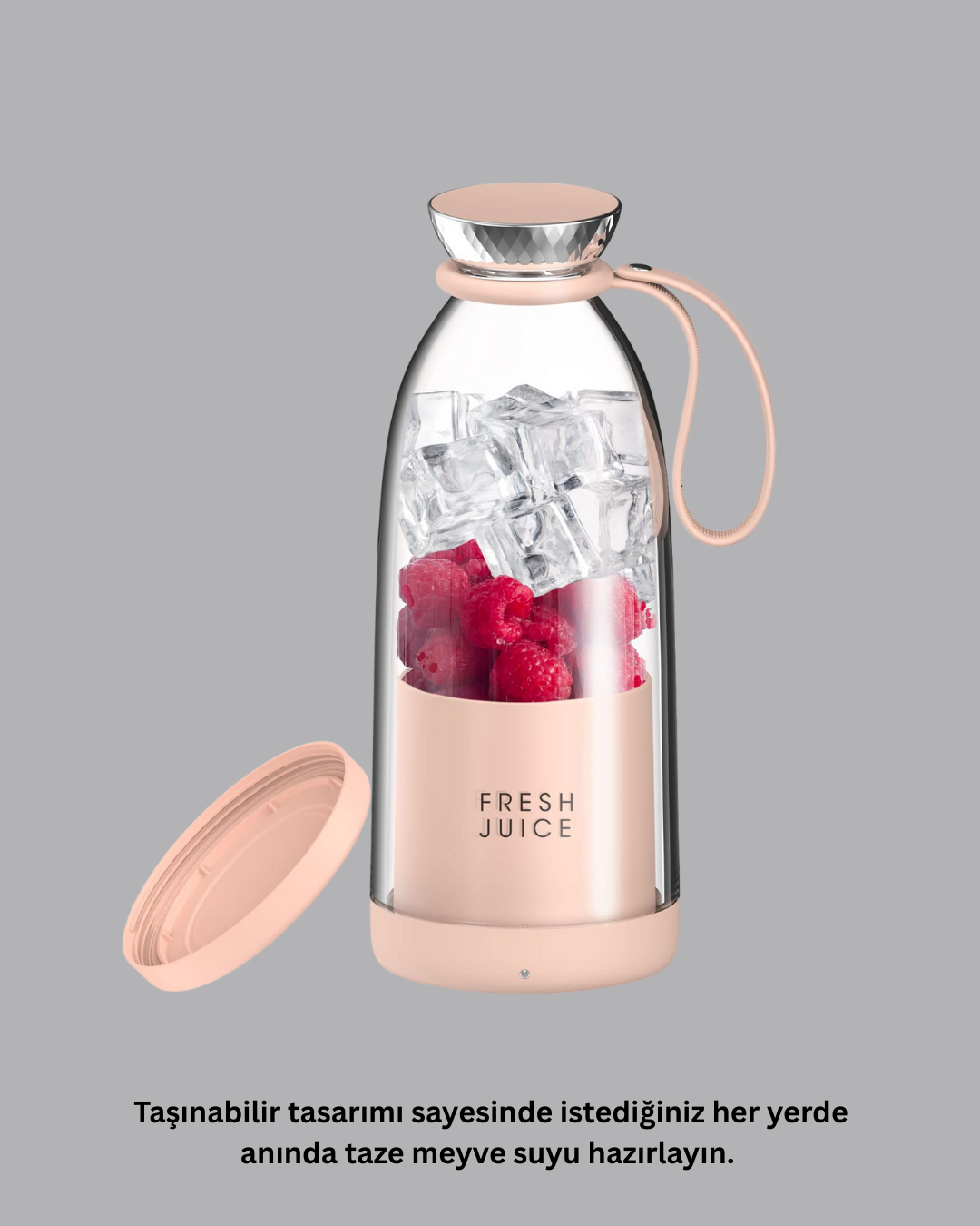 Çevre Dostu Cam Gövdeli Kablosuz Smoothie Blender