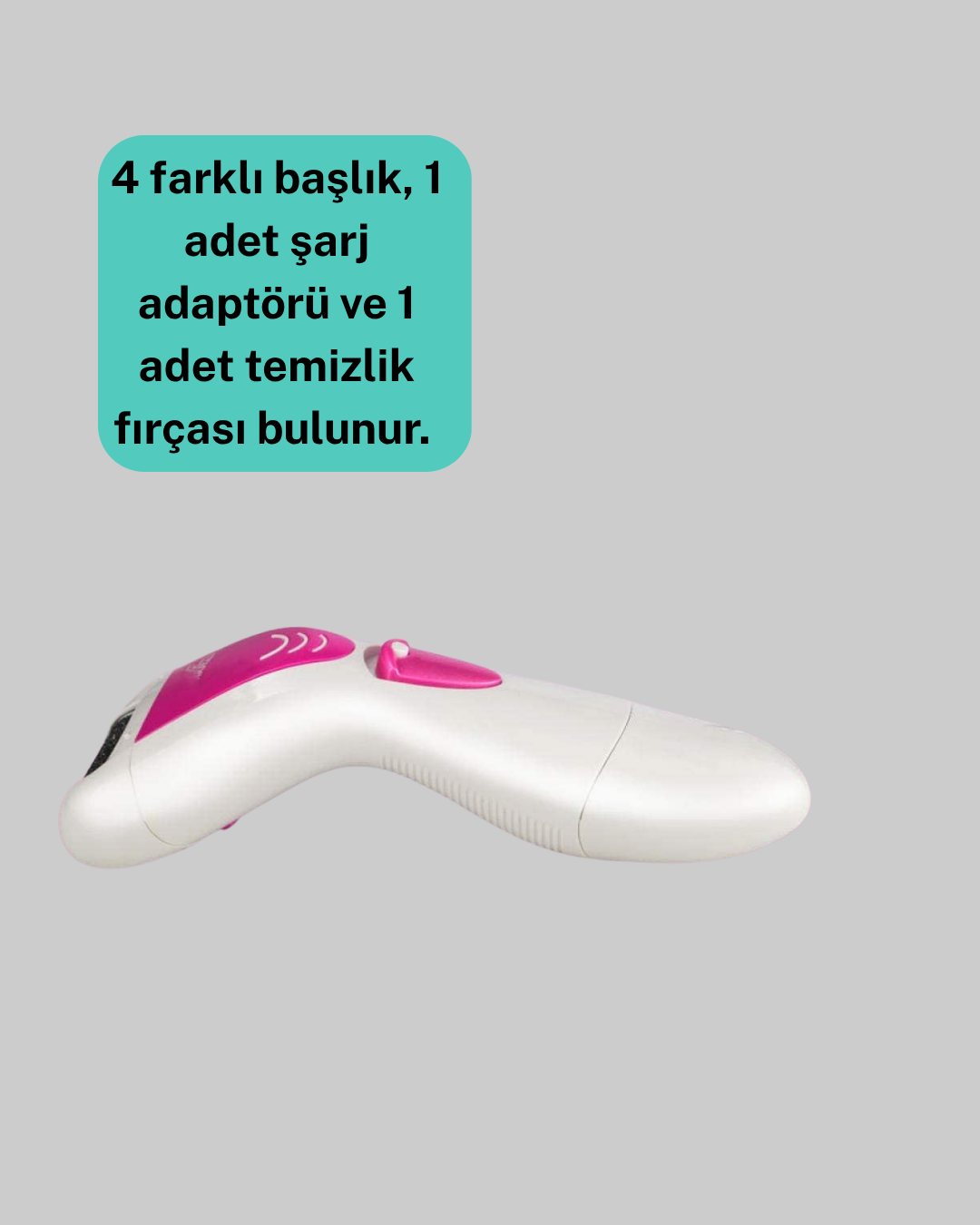 4 Başlıklı Kablosuz Şarjlı Epilasyon Cihazı