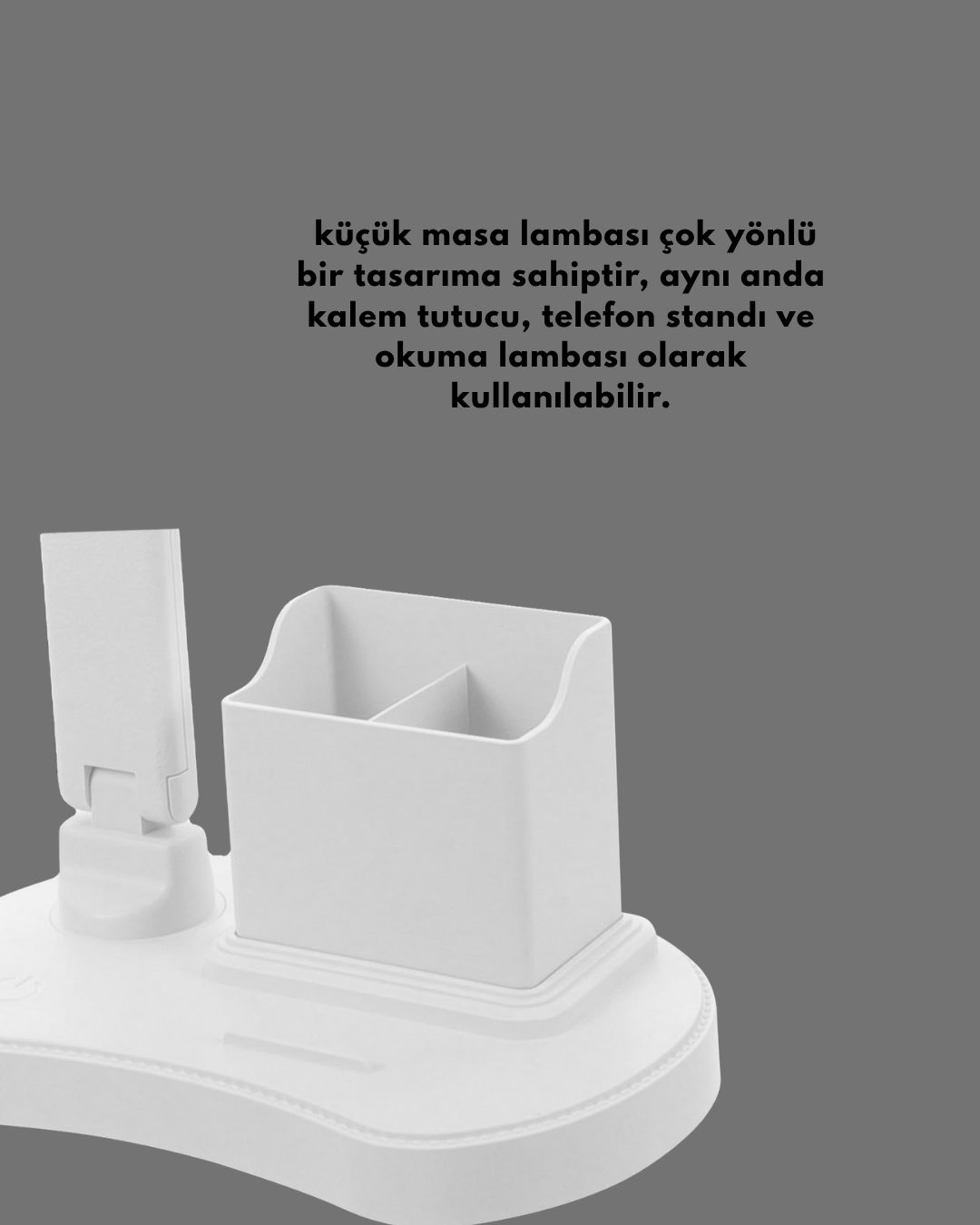 Ayarlanabilir Açıya Sahip Masa Lambası | Kademeli Işık Seviyesi, Modern ve Kompakt Tasarım Yeni Nesil