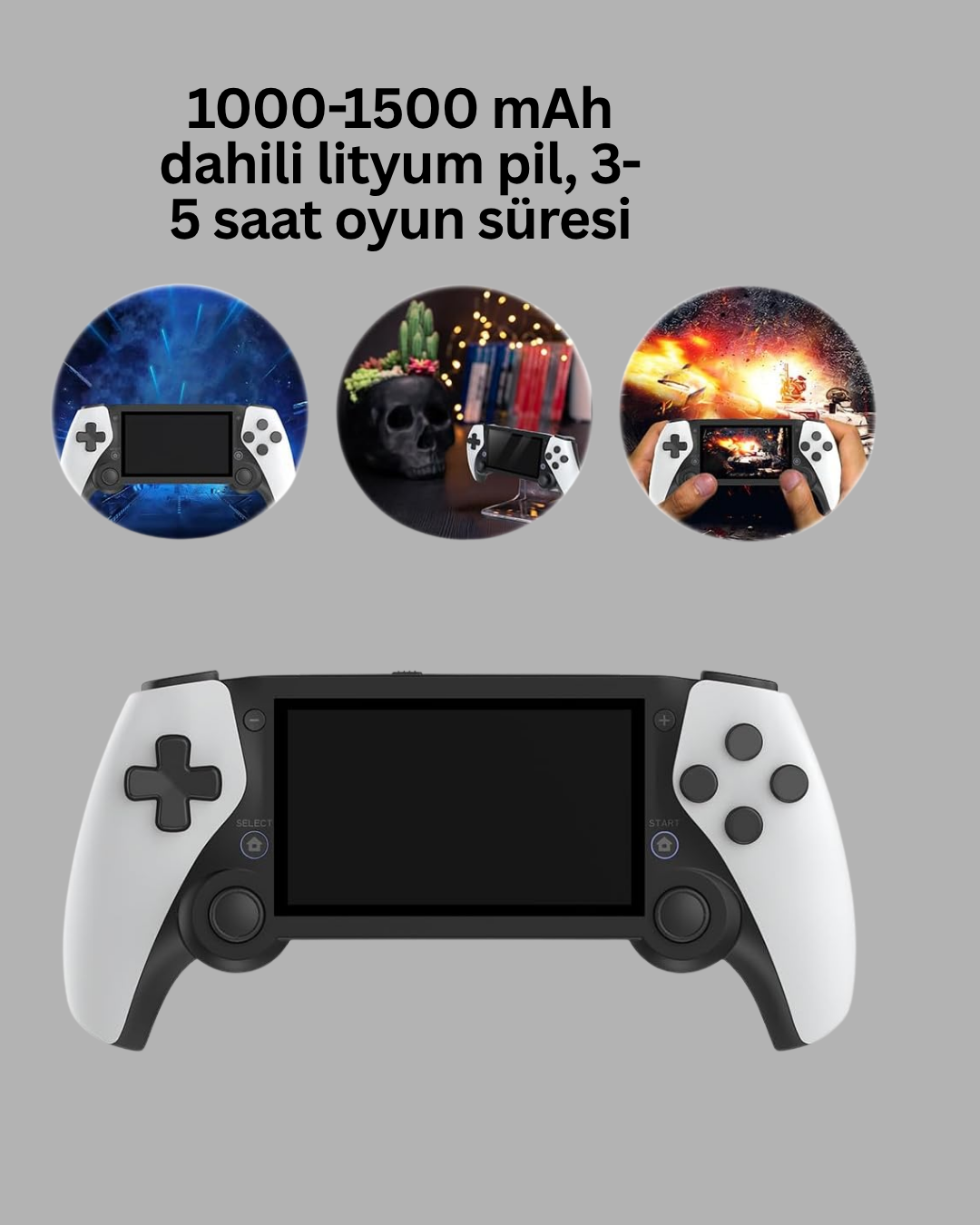 Taşınabilir 4.3” Ekranlı Retro Oyun Cihazı