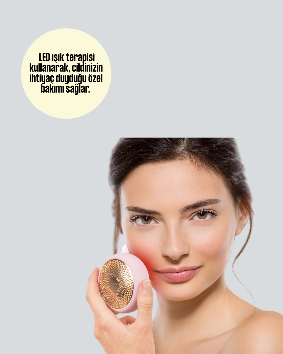 Evde Derinlemesine Cilt Bakımı İçin Mini LED Maske Cihazı