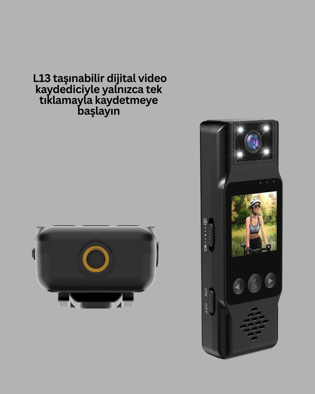 128GB Destekli Hareket Algılamalı Mini Kamera