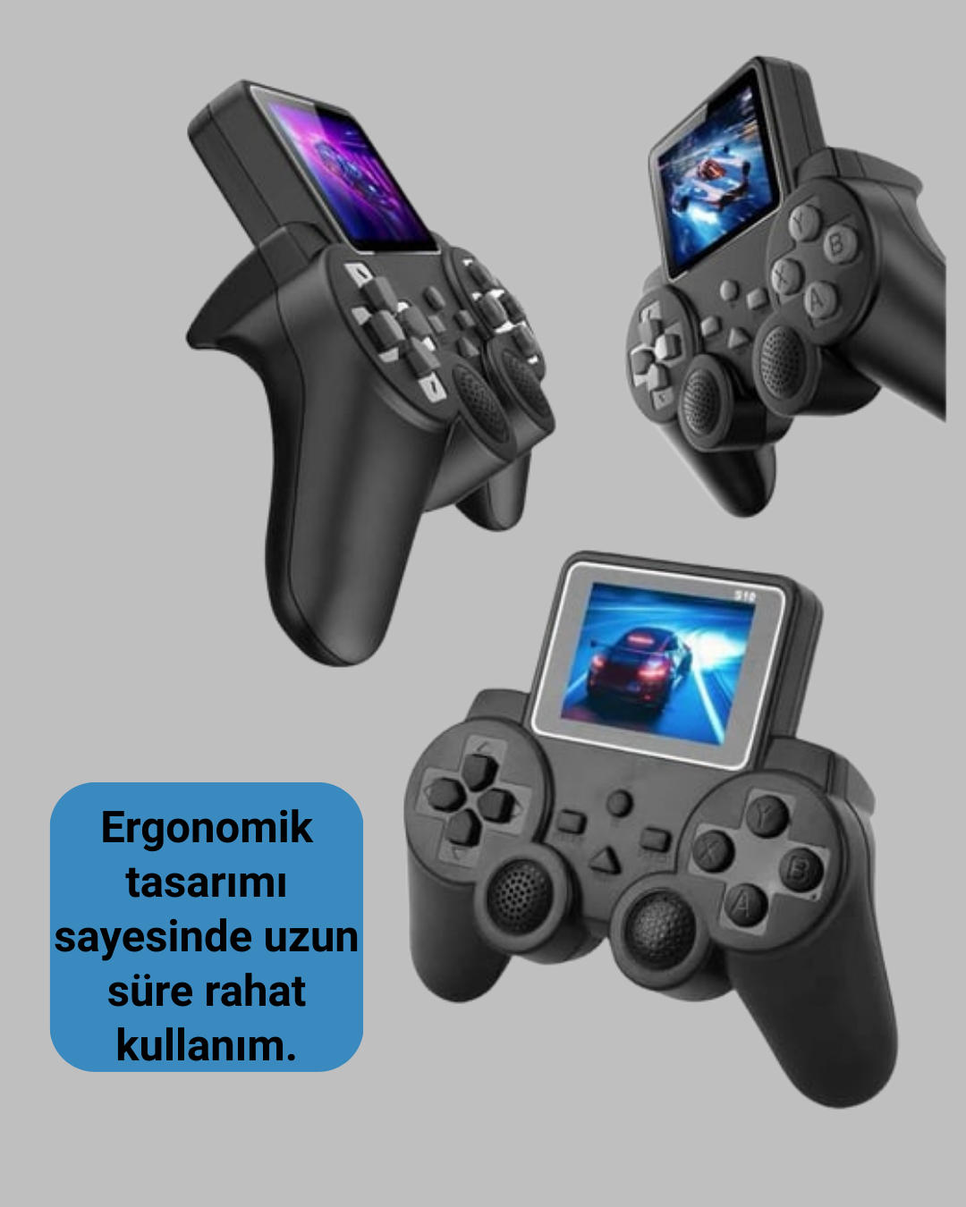 2025 A Kalite S10 Gamepad 520 Oyunlu TV Bağlantılı Retro Atari Konsolu Yeni Nesil
