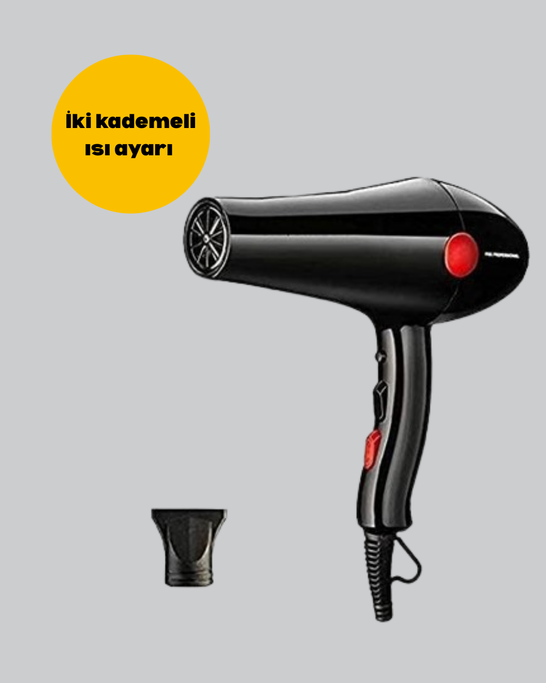 Soğuk Üfleme Özellikli 2200W Profesyonel Fön Makinesi