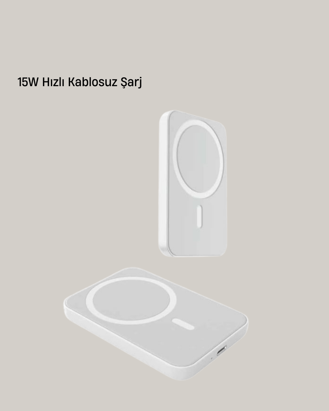 15W Araç Telefon Tutucu Kablosuz Hızlı Şarj Özellikli