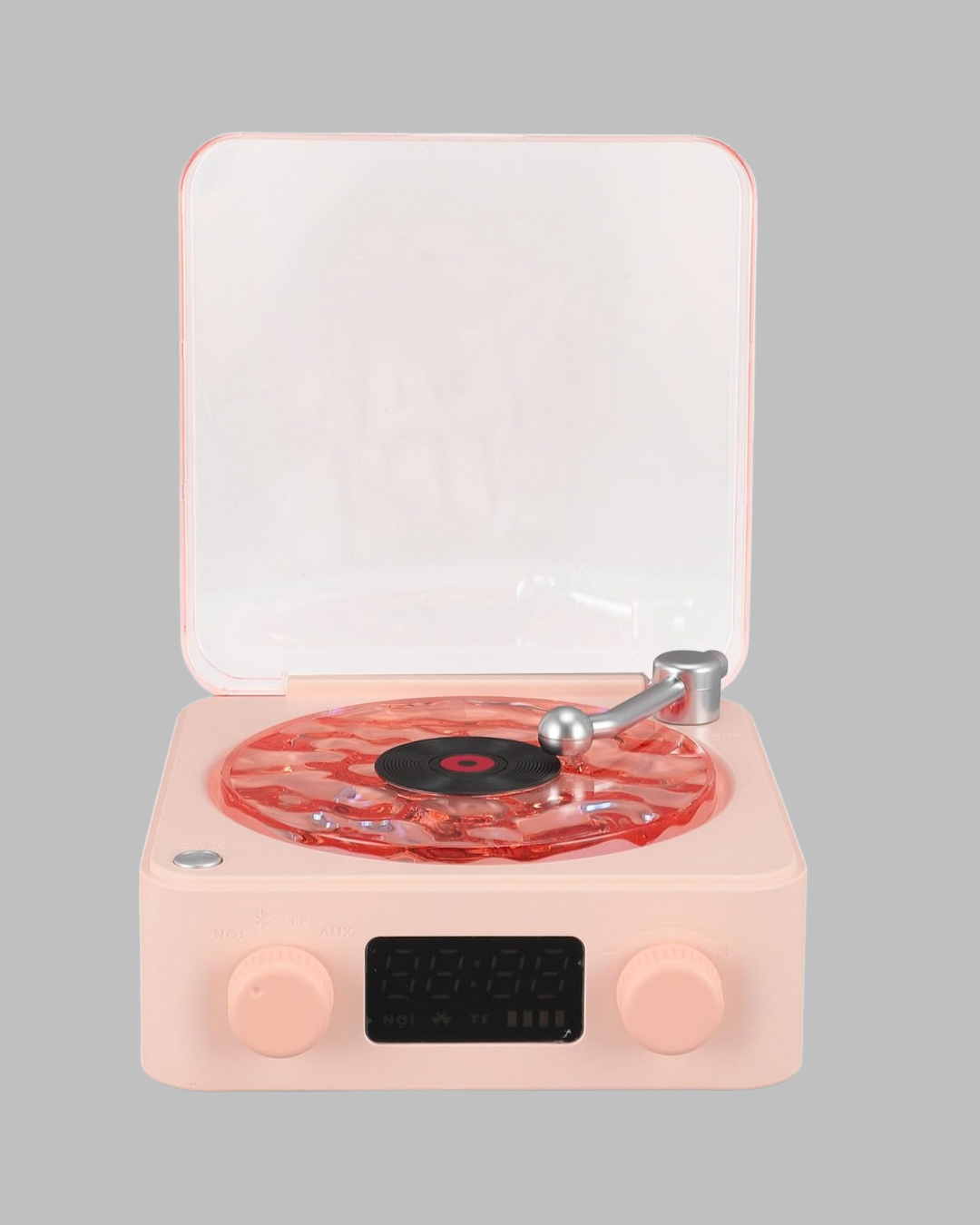 Retro Bluetooth Hoparlör PEMBE