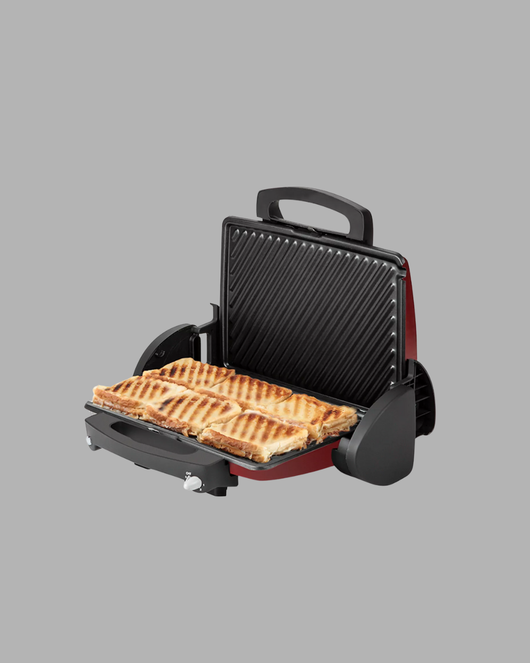 Çıkarılabilir Plakalı 2000W Tost Makinesi – Termostatlı, Kolay Temizlenir