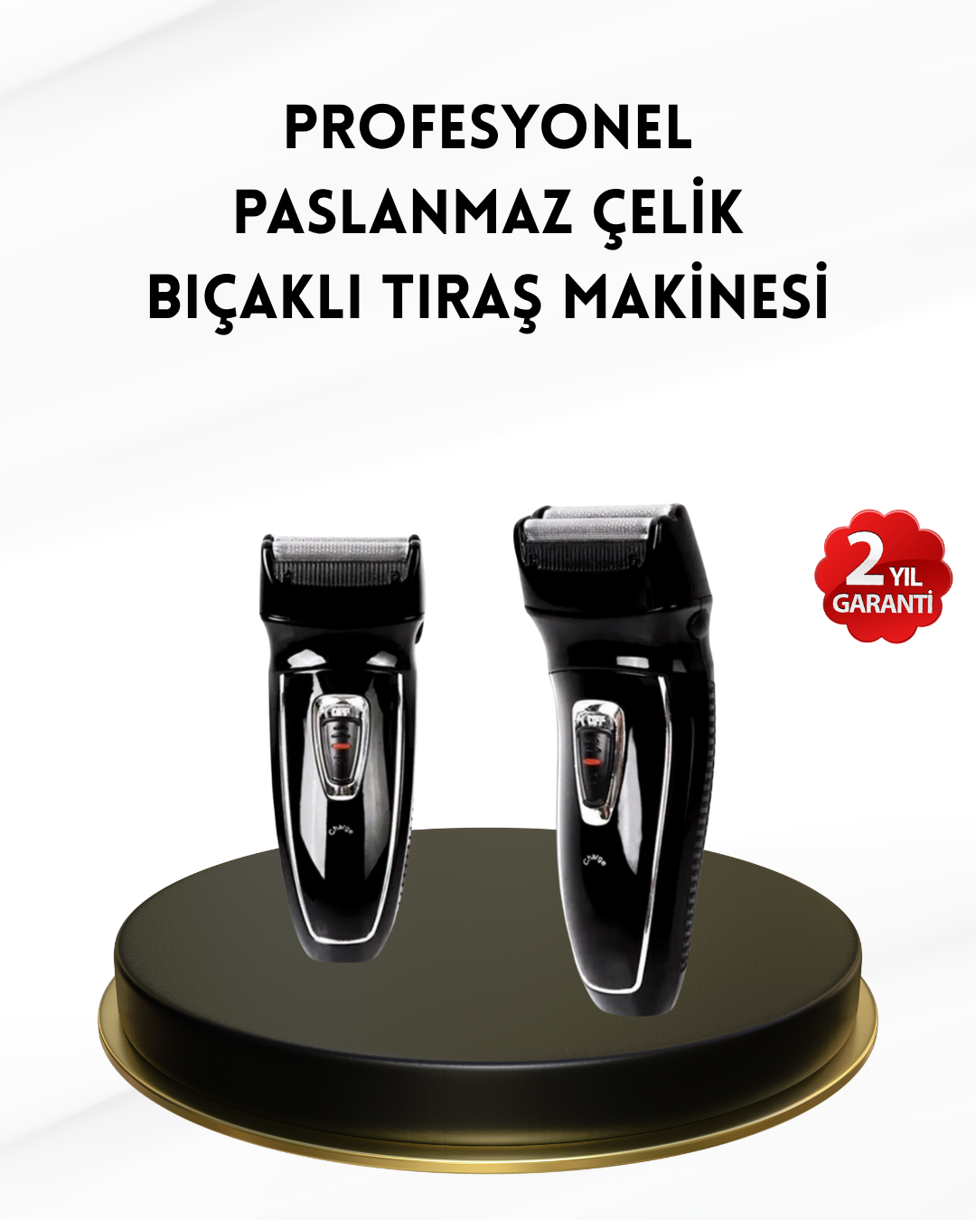 Uzun Pil Ömürlü Şarjlı Tıraş Makinesi – Hızlı Şarj, Ergonomik Tasarım, Çok Yönlü Kullanım