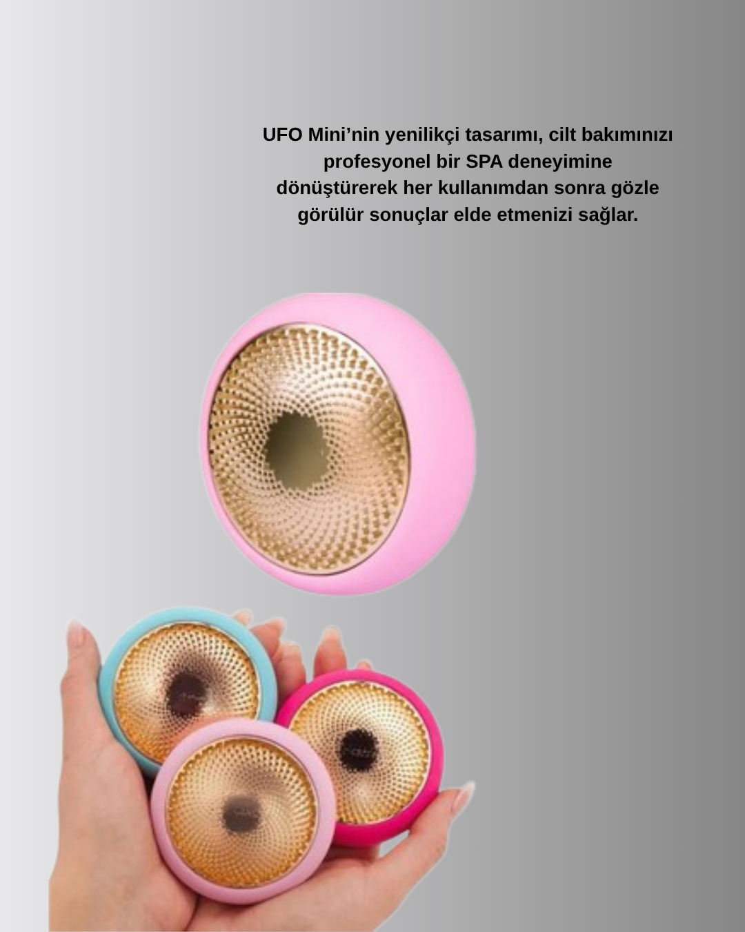 UFO Mini Akıllı Yüz Maskesi – Kore Cilt Bakımı Teknolojisi ile Evde SPA Deneyimi