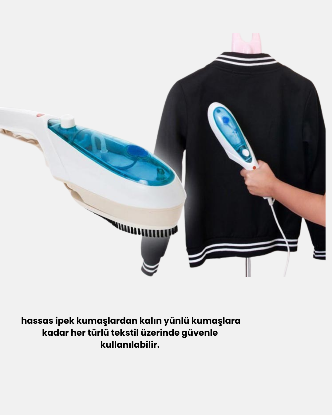 Buharlı El Ütüsü  Hızlı Isınan, Koku Giderici, Taşınabilir