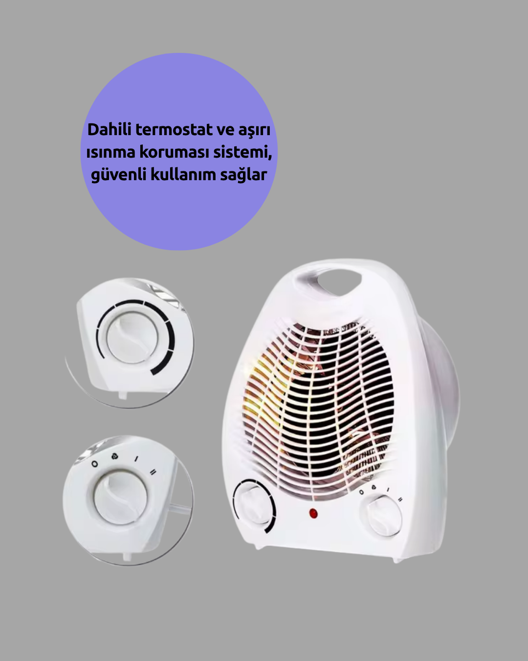 Fanlı Elektrikli Isıtıcı