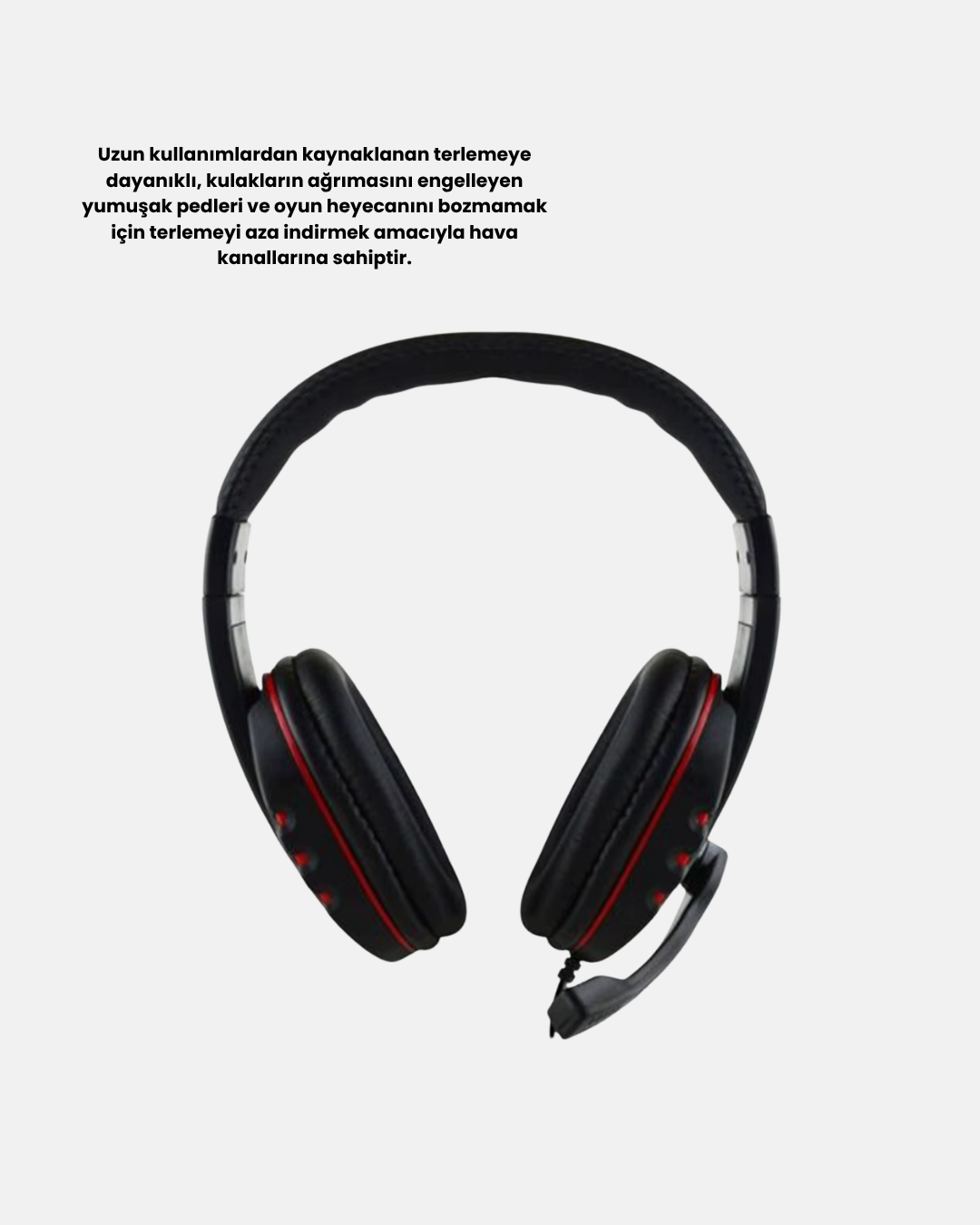 Stereo Ses Destekli Mikrofonlu Gaming Kulaklık – Yumuşak Pedli