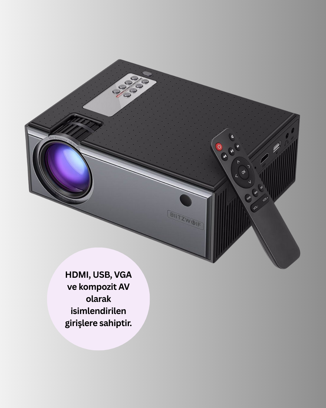 Taşınabilir Projeksiyon Cihazı C7