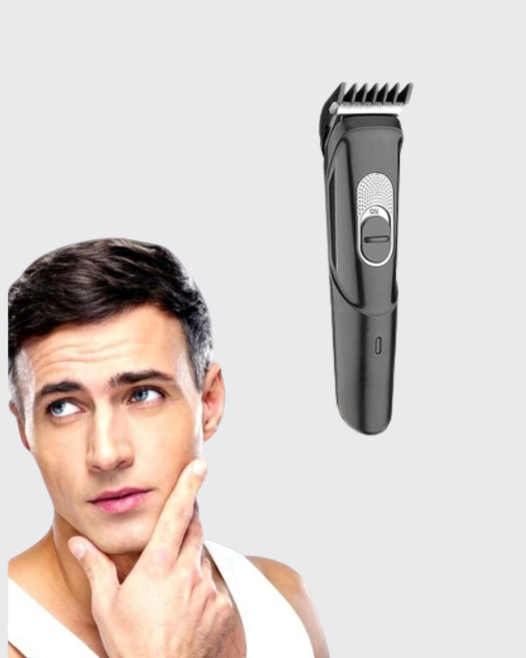 Ergonomik Tasarımlı, 3 Taraklı Profesyonel Şarjlı Saç Sakal Tıraş Makinesi