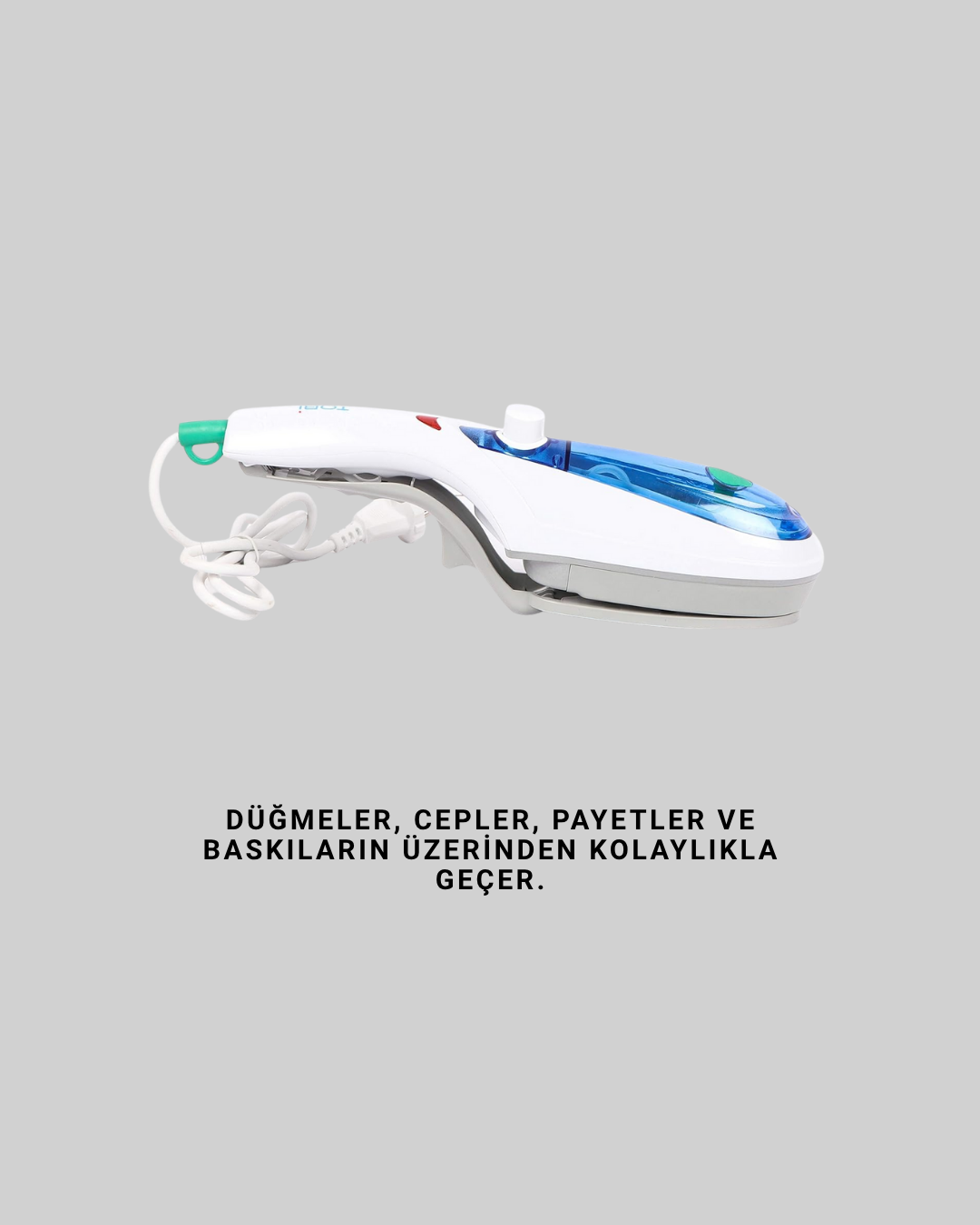 Kompakt Buharlı Ütü 1500W | Tüm Yüzeyler İçin Pratik ve Etkili