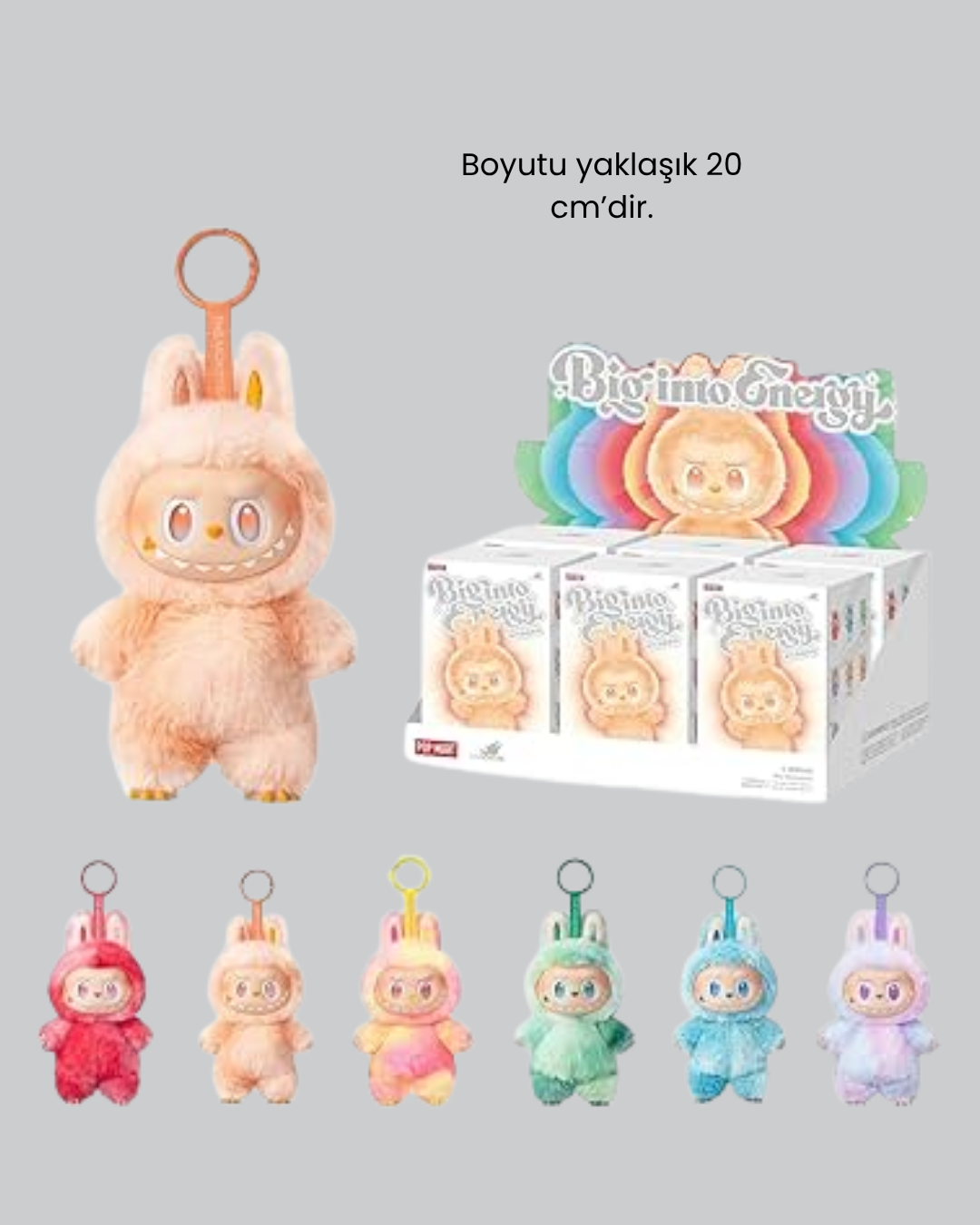 Labubu Koleksiyonluk Peluş Oyuncak – Yumuşak Kumaşlı, Dekoratif Tasarım, Hediyelik