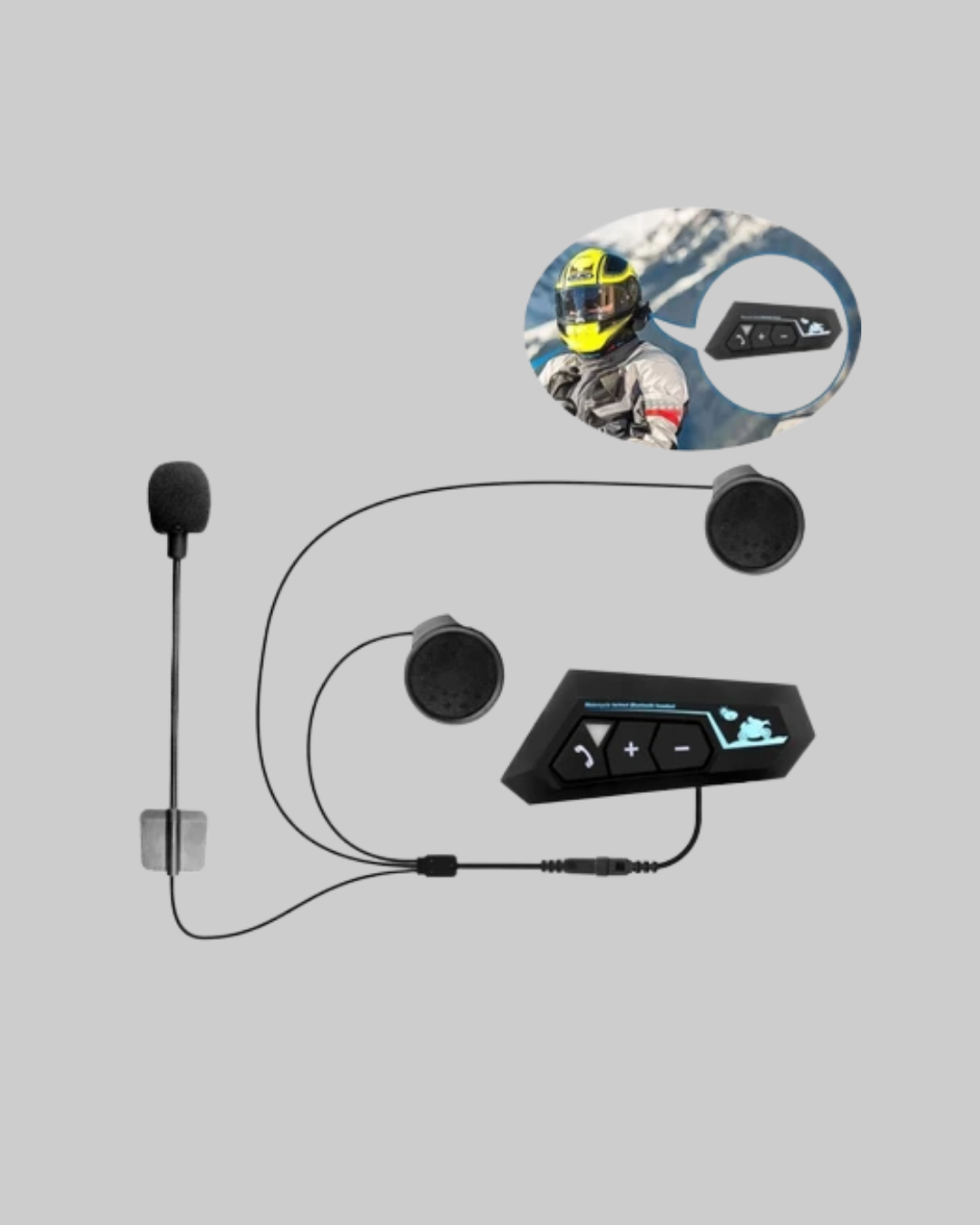 BT22 Kask İçi Bluetooth Kulaklık Hızlı Eşleşme ve Gürültü Önleyici Mikrofon Yeni Nesil