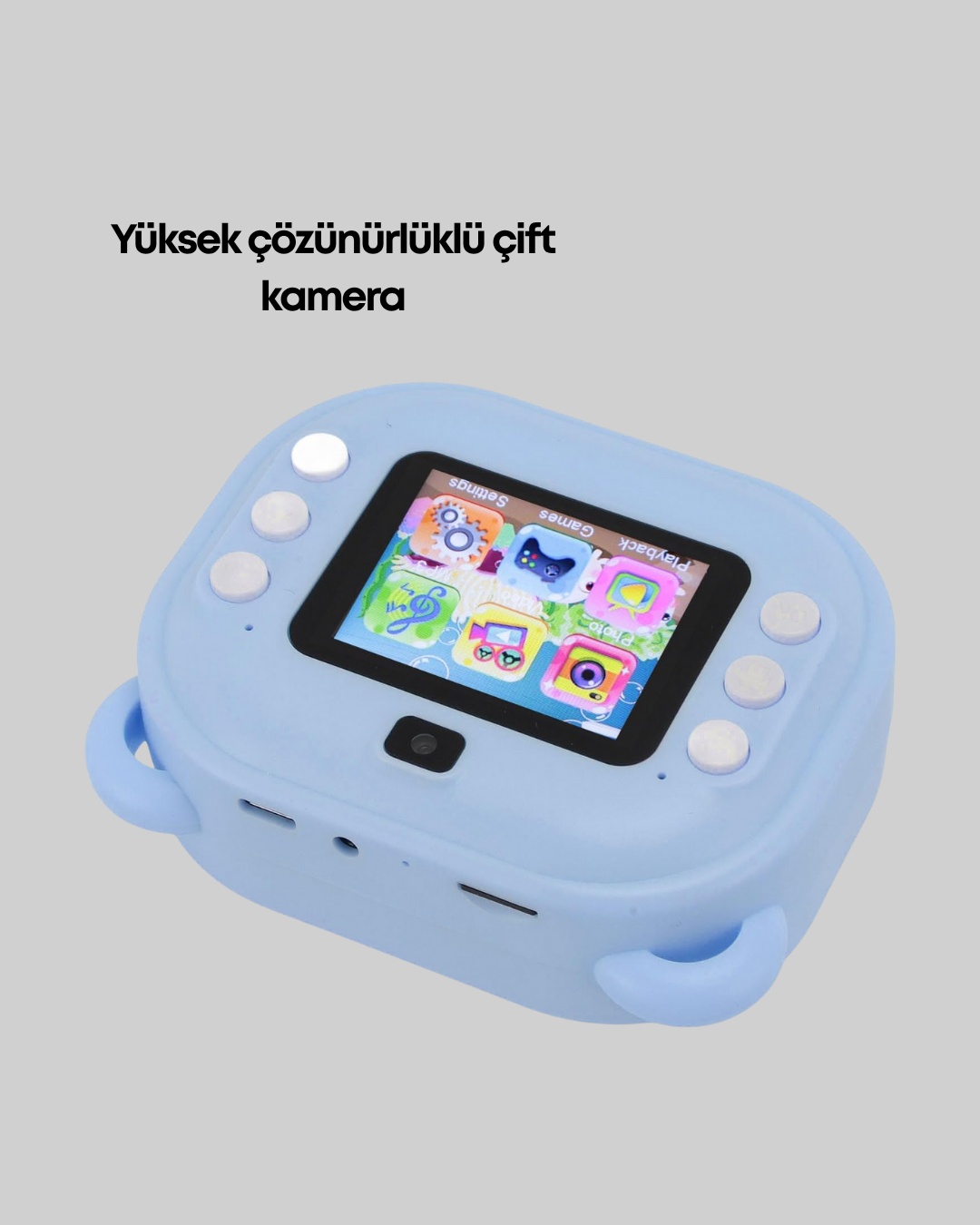 Anında Baskı Özellikli Şipşak Kamera – 24MP HD Çift Lensli, 32GB Hafızalı