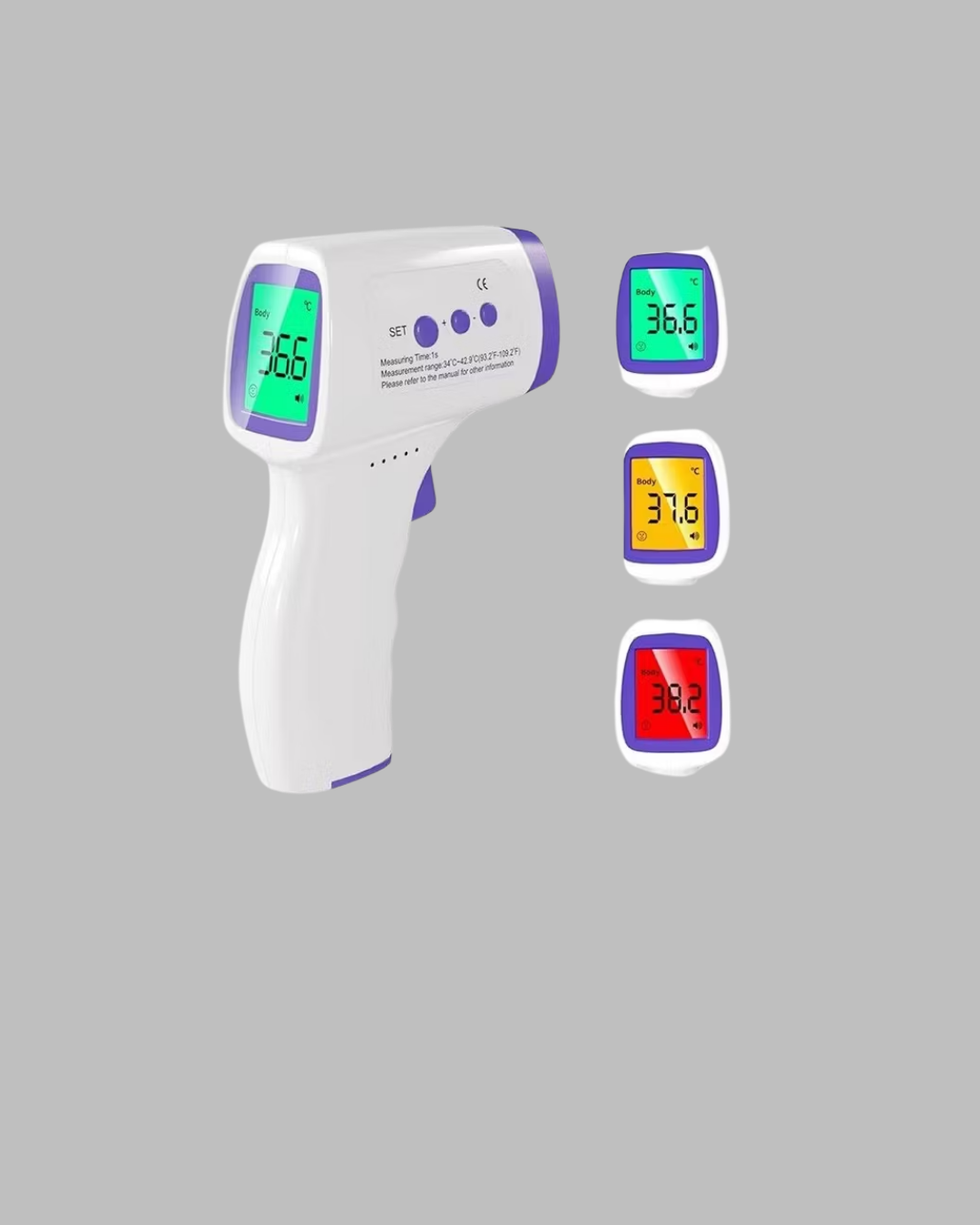 LCD EKRAN TEMASSIZ ATEŞ ÖLÇER
