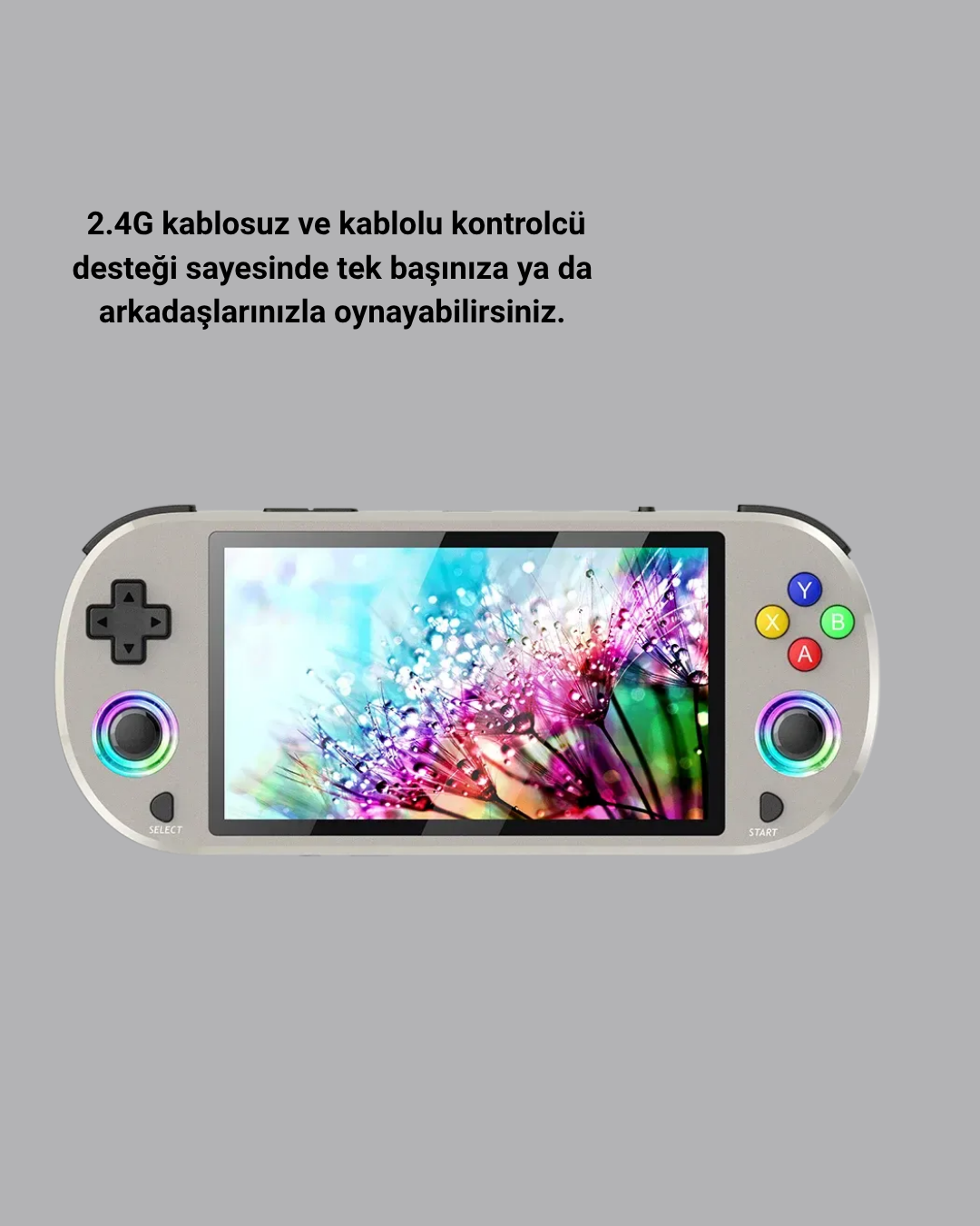 5 İnç IPS Ekranlı Retro Oyun Konsolu – 6 Saat Kesintisiz Oyun Deneyimi