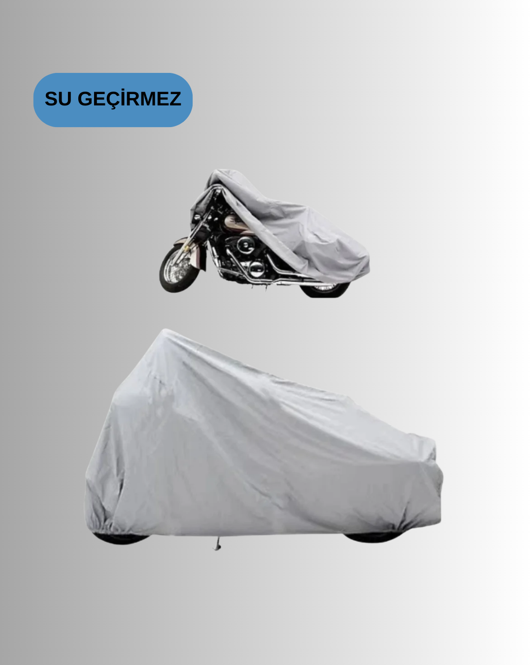 Motosiklet İçin Su Toz ve Güneş Korumalı Branda