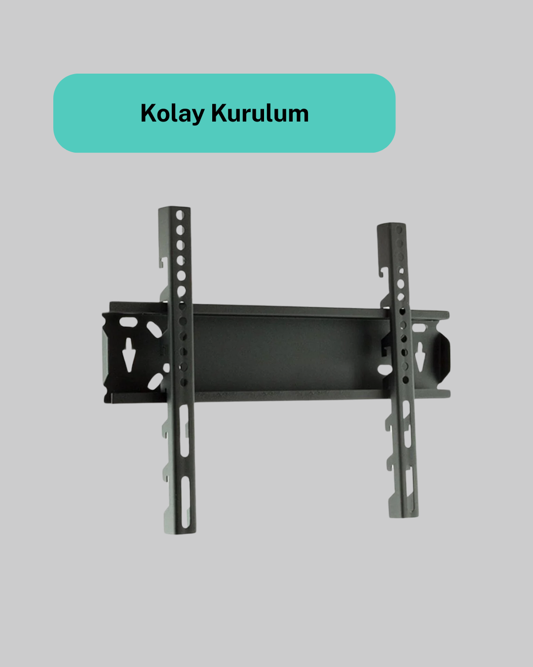 LED TV Askı Aparatı 32-42 İnç Uyumlu Sağlam Çelik Kompakt Tasarım