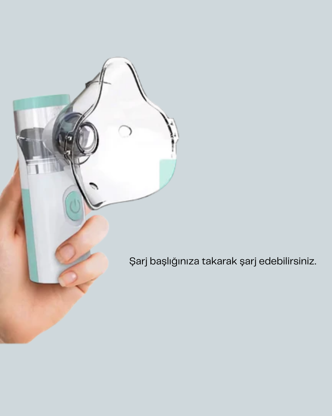 Şarjlı Taşınabilir Ultrasonik Nebulizatör Ultra Sessiz