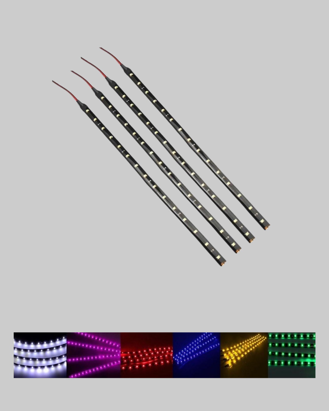 LED Yağmur Işığı Seti 10 Adet Meteor Çubuk Aydınlatma