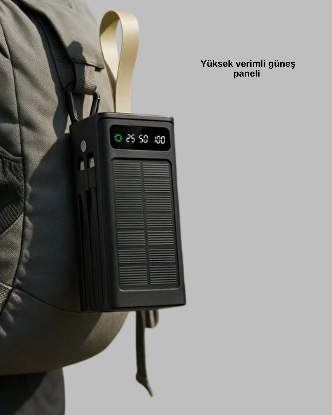50.000 Powerbank güneş enerjili