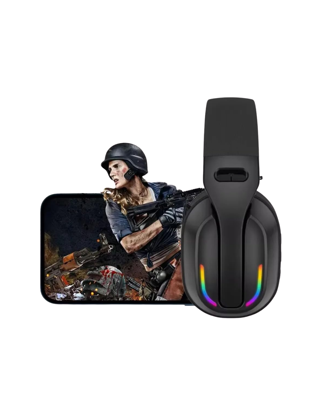 Kablosuz Oyuncu Kulaklığı RGB Aydınlatmalı Bluetooth Mikrofonlu Gaming Headset