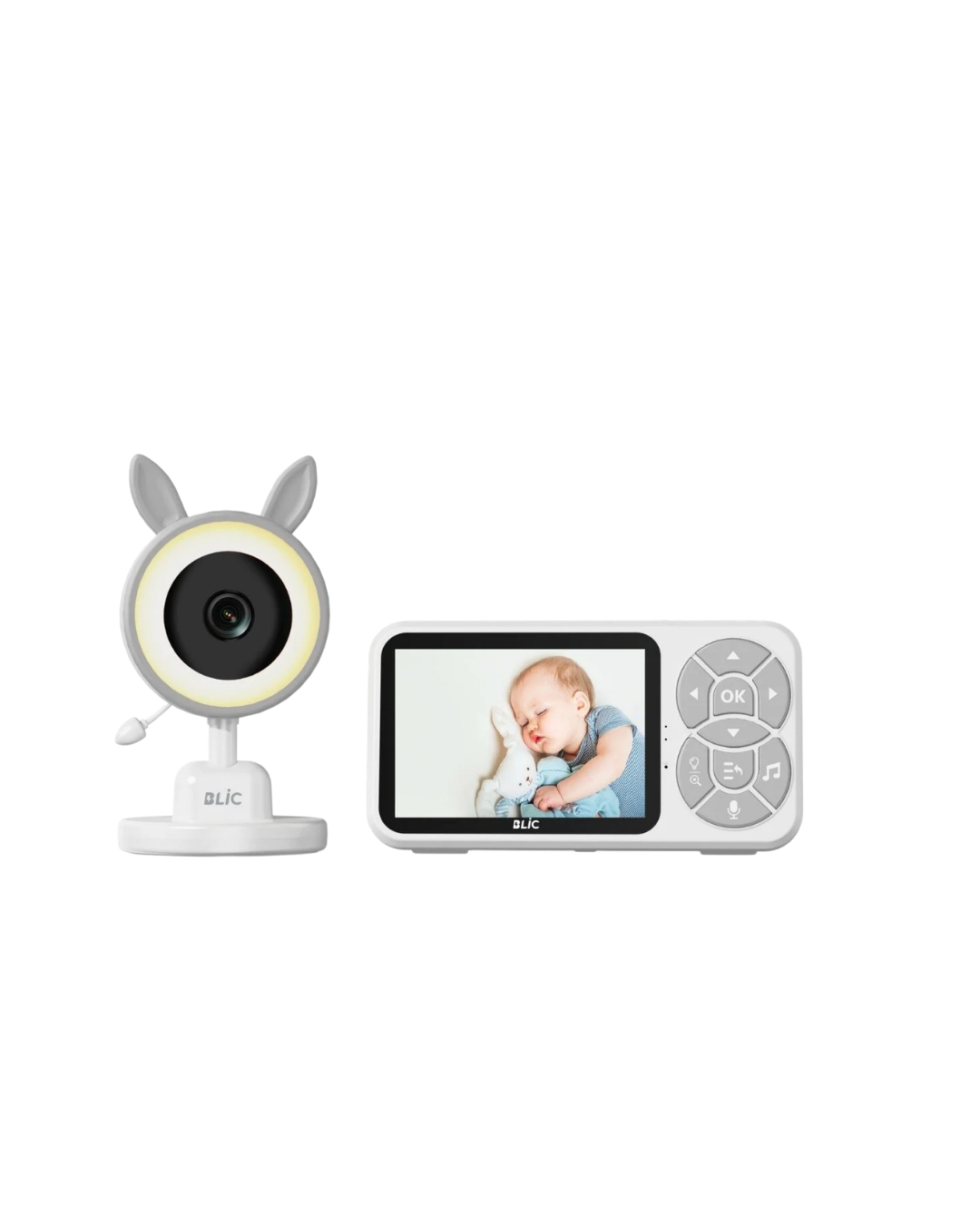 Gece Görüşlü Bebek Telsizi Besleme Hatırlatıcılı LCD Ekran Yeni Nesil