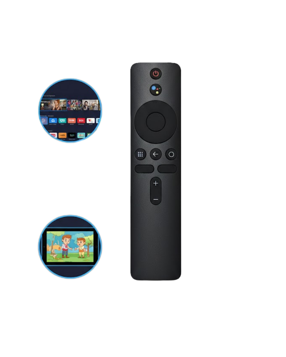 Akıllı Eşleştirmeli Bluetooth TV Kumandası Sesli Kontrol Destekli
