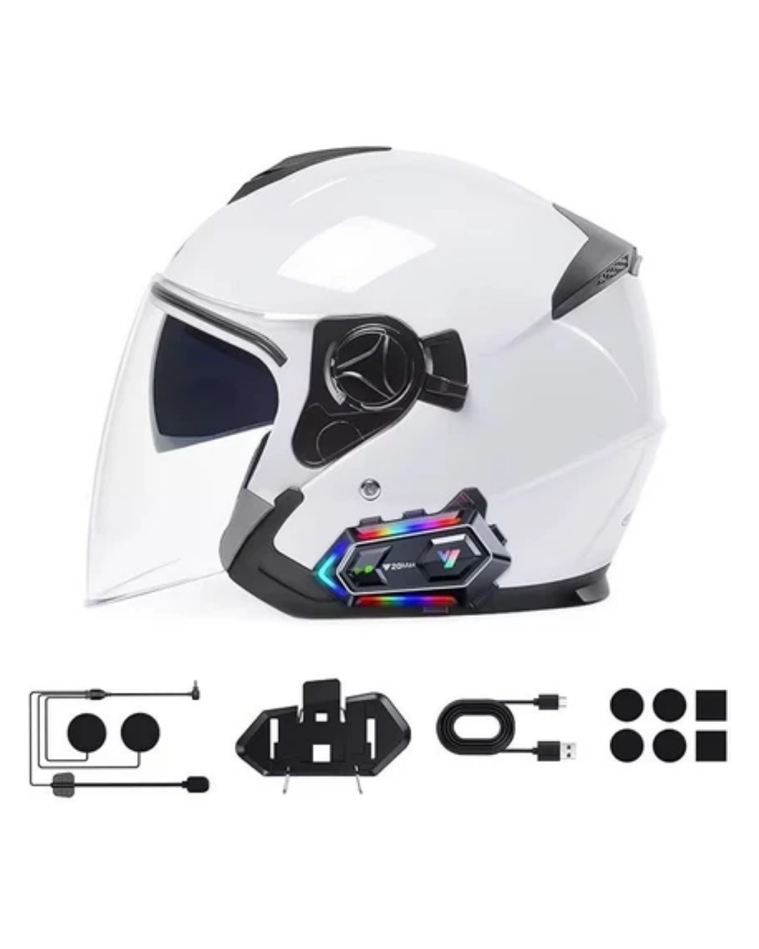 Gürültü Engelleyici Motosiklet Kask Intercom Uzun Pil Ömürlü Tasarım
